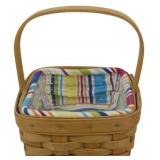 Longaberger 2003 Tarragon Basket 6x6x6