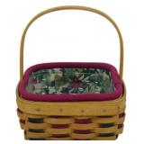 Longaberger 2003 Holiday Helper Basket with Box