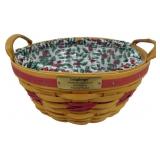 Longaberger 1999 Popcorn Basket 6x10.5"