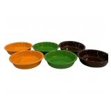 6 Fiesta 7" Bowls