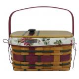 Longaberger 2008 Wrap it Up Basket 7.5x12x6.5