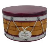 Longaberger 2012 Little Drum Basket 3x5"