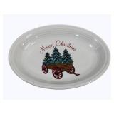Fiesta Merry Christmas Platter 11.5 x 9
