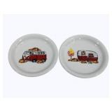2 Fiesta Plates 7"