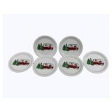 6 Fiesta 7" Plates