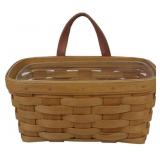 Longaberger 2004 Medium Key Basket 5x9x5