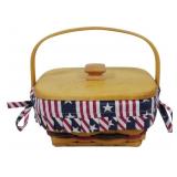 Longaberger 1997 All American Patriot Basket