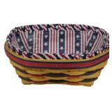 Longaberger 1999 Blue Ribbon Bread Basket