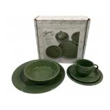 Fiesta Sage 5 Pc Place Setting in box