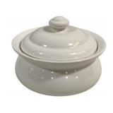 Pfaltzgraff  Covered Dish 7 x 8, crack in lid