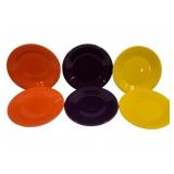 6 Fiesta 9" Plates
