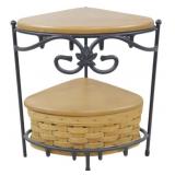 Longaberger 2003 Wrought Iron Cornertop Shelf