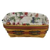 Longaberger 1998 Bakers Bounty Basket 4x9x5