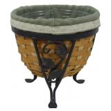 Longaberger 2004 Wrought Iron Basket Planter