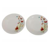 2 Fiesta Butterflies 9" Plates
