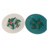 2 Fiesta Aloha Plates 9"