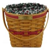 Longaberger 1998 Glad Tidings Basket 8.5x9x6