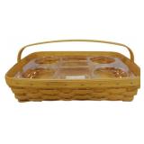 Longaberger 2002 Back Porch Basket 6x13x10