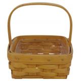 Longaberger 2002 Tarragon Basket 6.5x5.5x5.5