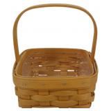 Longaberger 2001 Tarragon Basket 6.5x5.5x5.5
