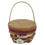 Longaberger 2017 Snowball Tree Trimming Basket