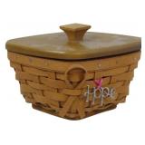 Longaberger Horizon of Hope Basket 4x6x4.5