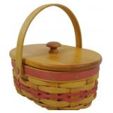 Longaberger 1998 Mothers Day Basket with Lid Box
