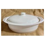 Longaberger Woven Traditions Red Casserole Dish