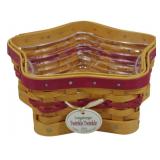 Longaberger 2001 Twinkle, Twinkle Basket 2.5x6"