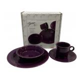 Fiesta Mulberry 4 Pc Place Setting in box