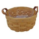 Longaberger 2002 Saffron Basket 4x6"