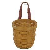 Longaberger 2007 Wall Hanging Basket 8x4"