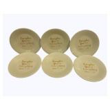 6 Fiesta Pumpkin Spice 9" Plates