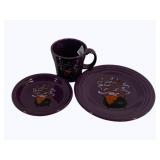 3 pc Set Fiesta Plates & Cup