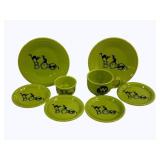 8pc Set Fiesta Boo Dinnerware