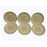 6 Fiesta Pumpkin Spice 6.5 Plates