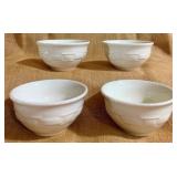 4 Longaberger Woven Traditions Dessert Bowls