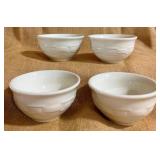 4 Longaberger Woven Traditions Dessert Bowls