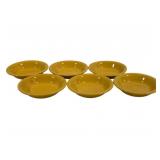 6 Fiesta Marigold Bowls 5.5"