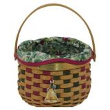Longaberger 2003 Caroling Basket 6x8"