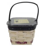 Longaberger 2016 Mr Flurry Face Basket 9x6x6