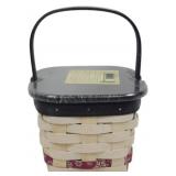 Longaberger 2016 Mr Flurry Face Basket 9x6x6