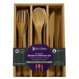 Bamboo Flatware Set in Box