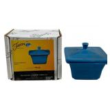 Fiesta Peacock  Covered Dish w/ box