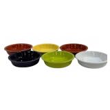 6 Fiesta 7" Bowls