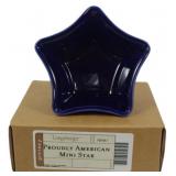 Longaberger Mini Star Pottery with Box 2x5"