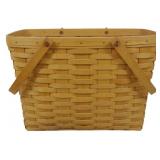 Longaberger 1999 Magazine Basket 11x16x9