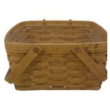 Longaberger 2002 Cake Basket 6.5x12x12
