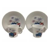 Fiesta Americana Exclusive Mugs & 9" Plates