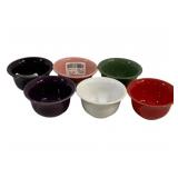 6 Fiesta Boullion Bowls 4"